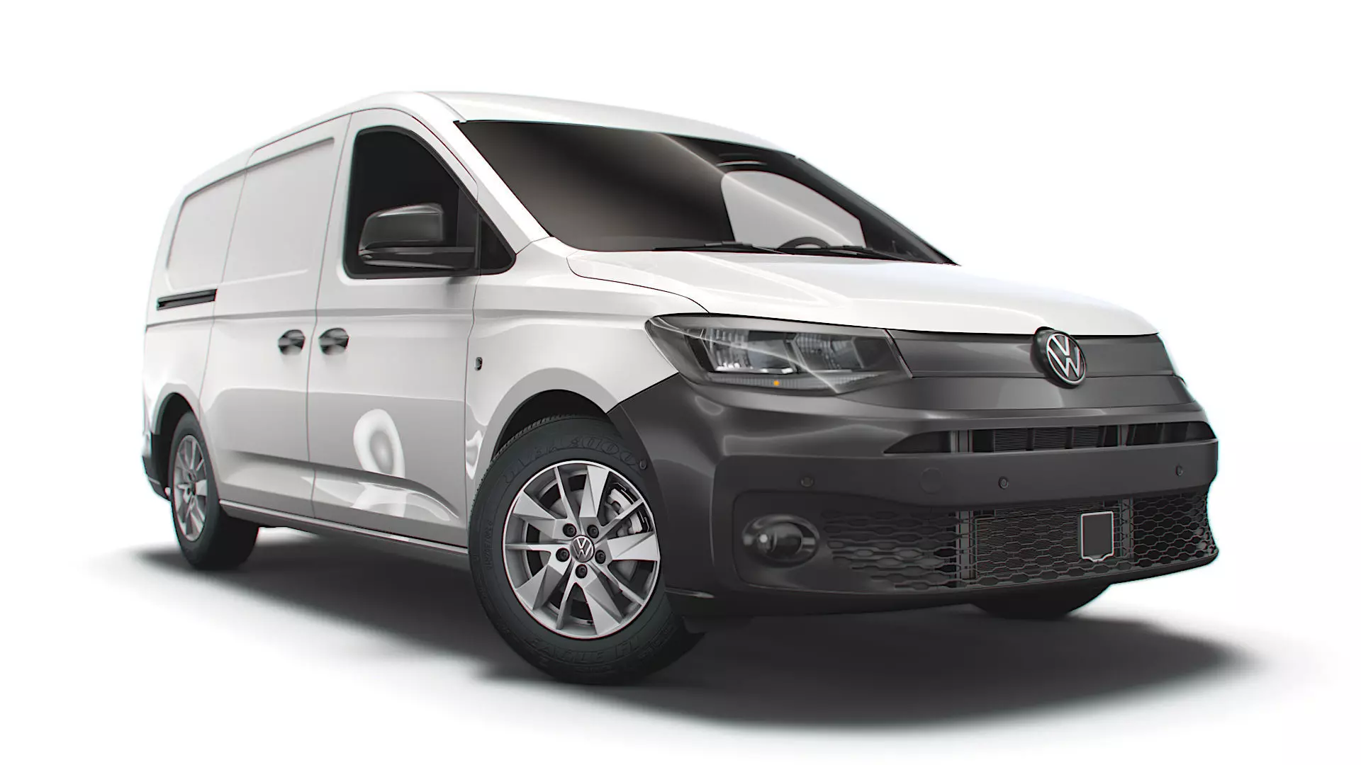 Volkswagen Caddy Commerce Van Maxi 2021 3D model