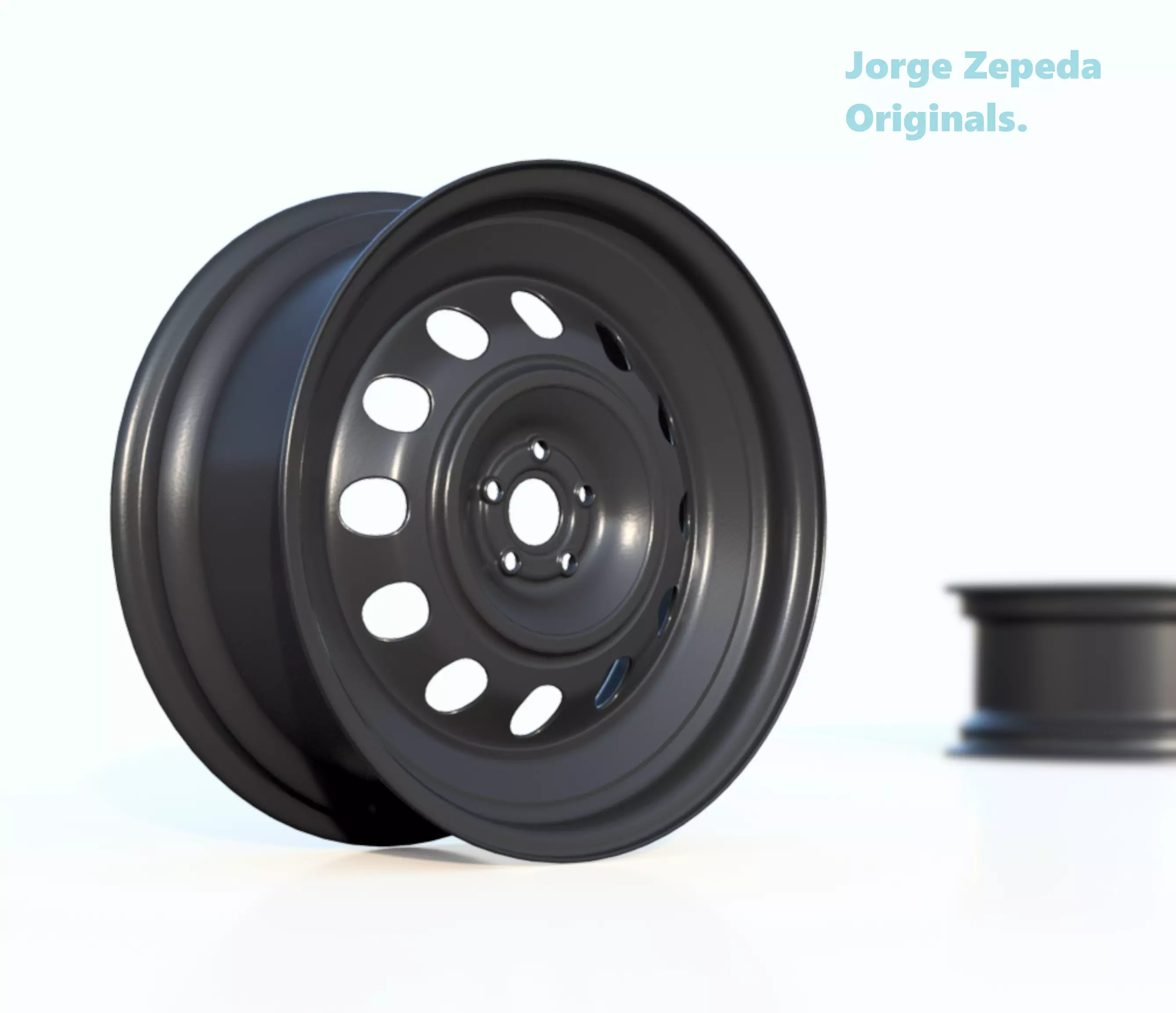 Steel Rim aka STEELIE 3D model_0