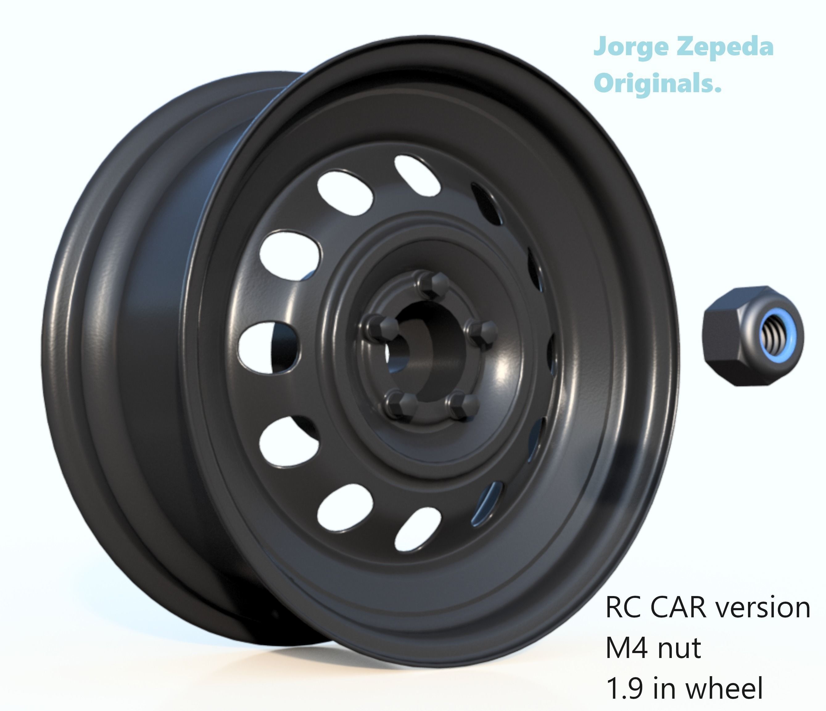 Steel Rim aka STEELIE 3D model_2