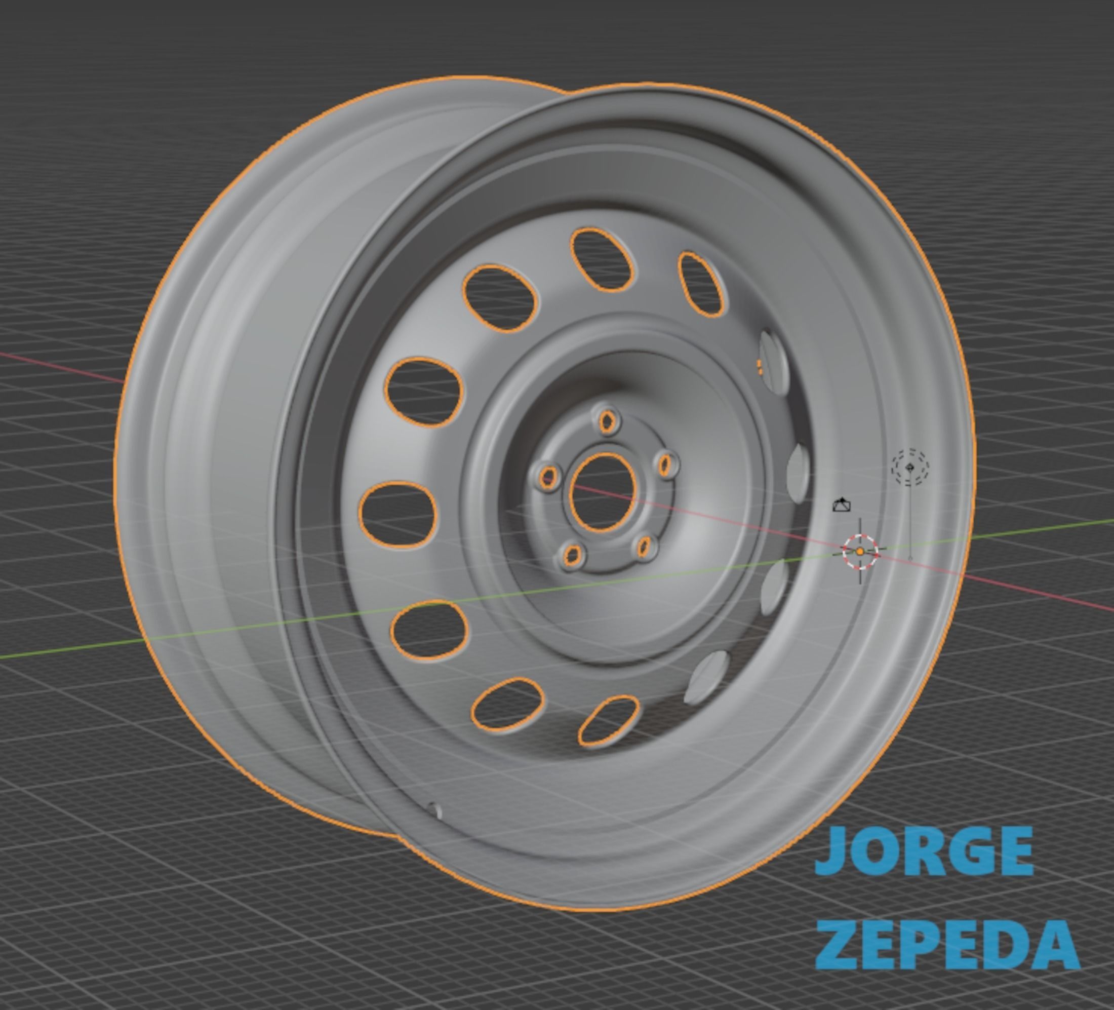 Steel Rim aka STEELIE 3D model_1