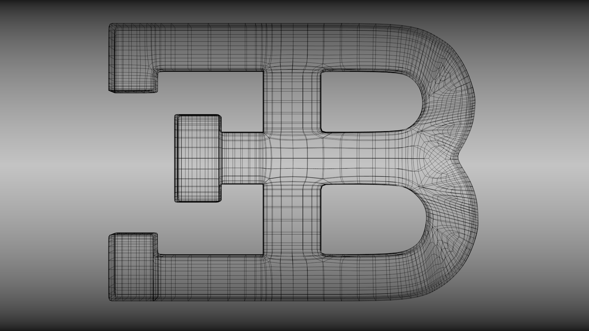 Bugatti logo 3D model_5