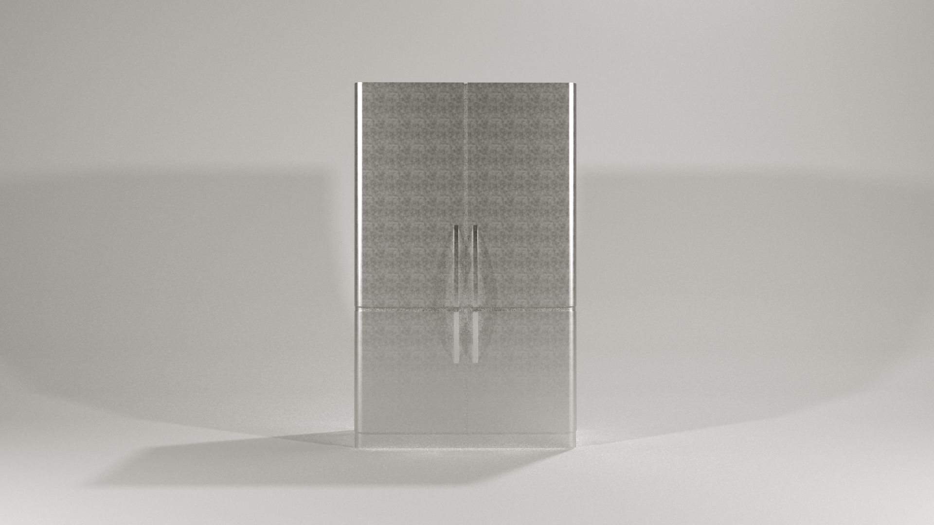 XOLODILNIK  Refrigerator 01 3d max 2017 v ray render by NX Low-poly 3D model_3