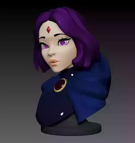 Bust Posed - Raven