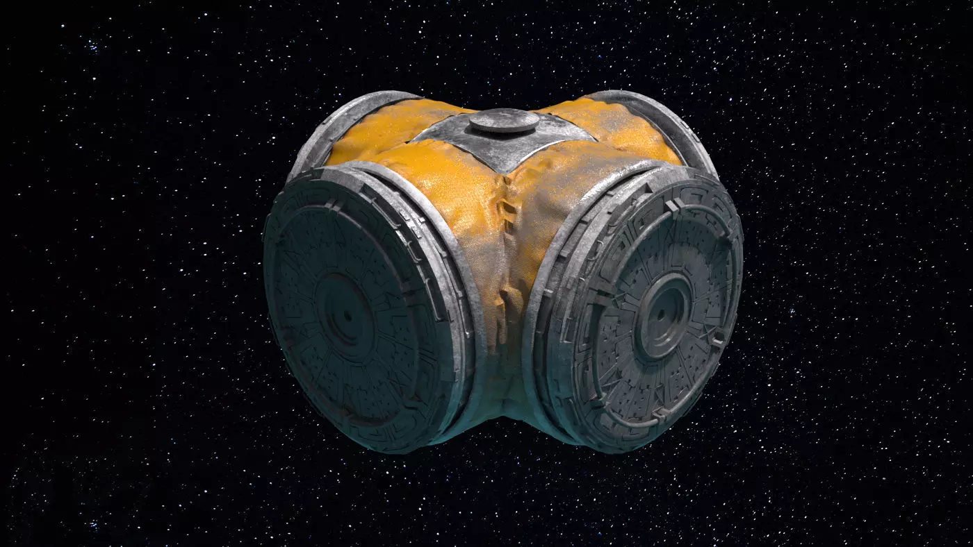 Space Module 009 3D model_0