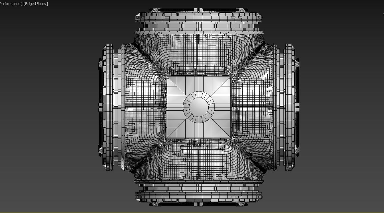 Space Module 009 3D model_7
