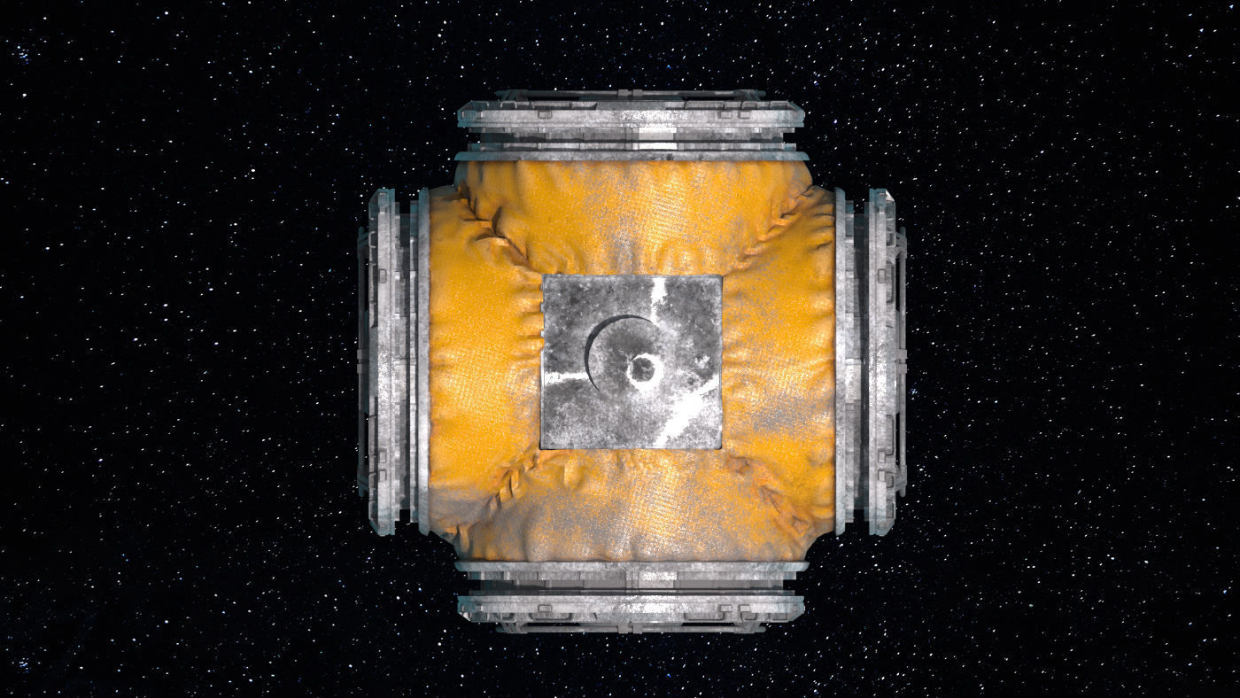 Space Module 009 3D model_4