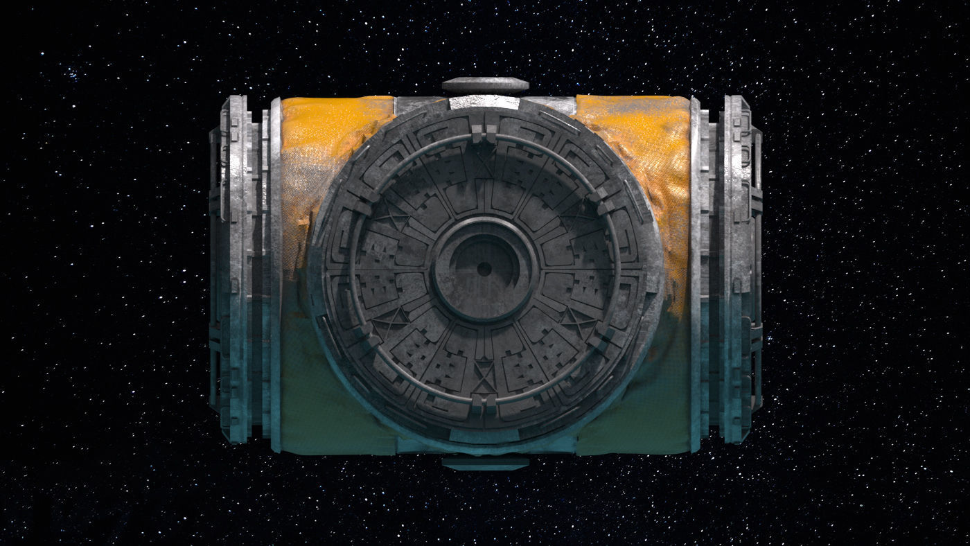 Space Module 009 3D model_5