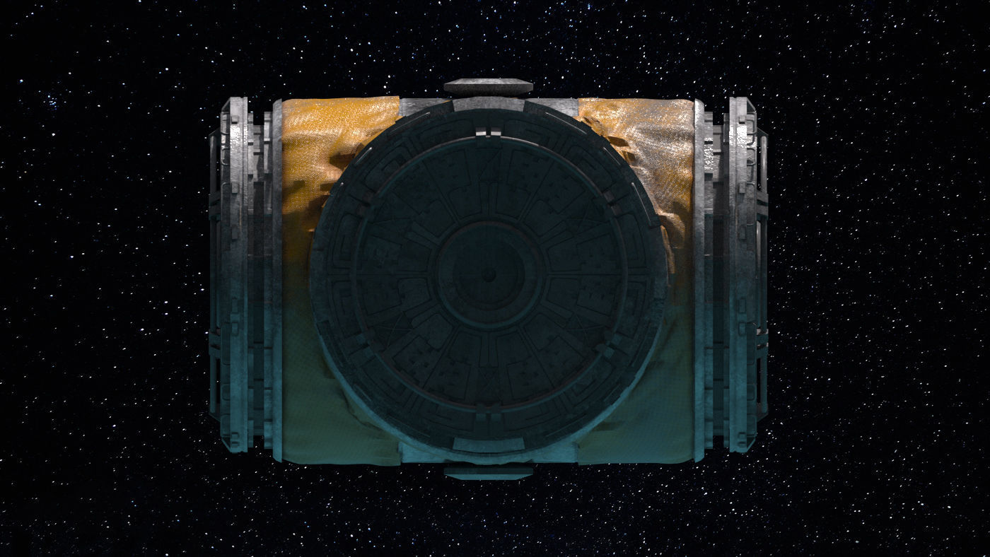 Space Module 009 3D model_6