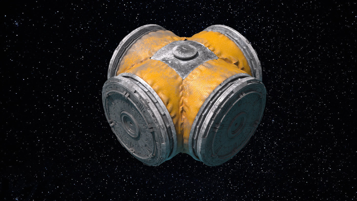 Space Module 009 3D model_2