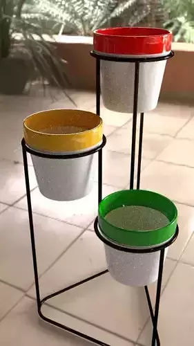 Flower Pot Stand 3D model