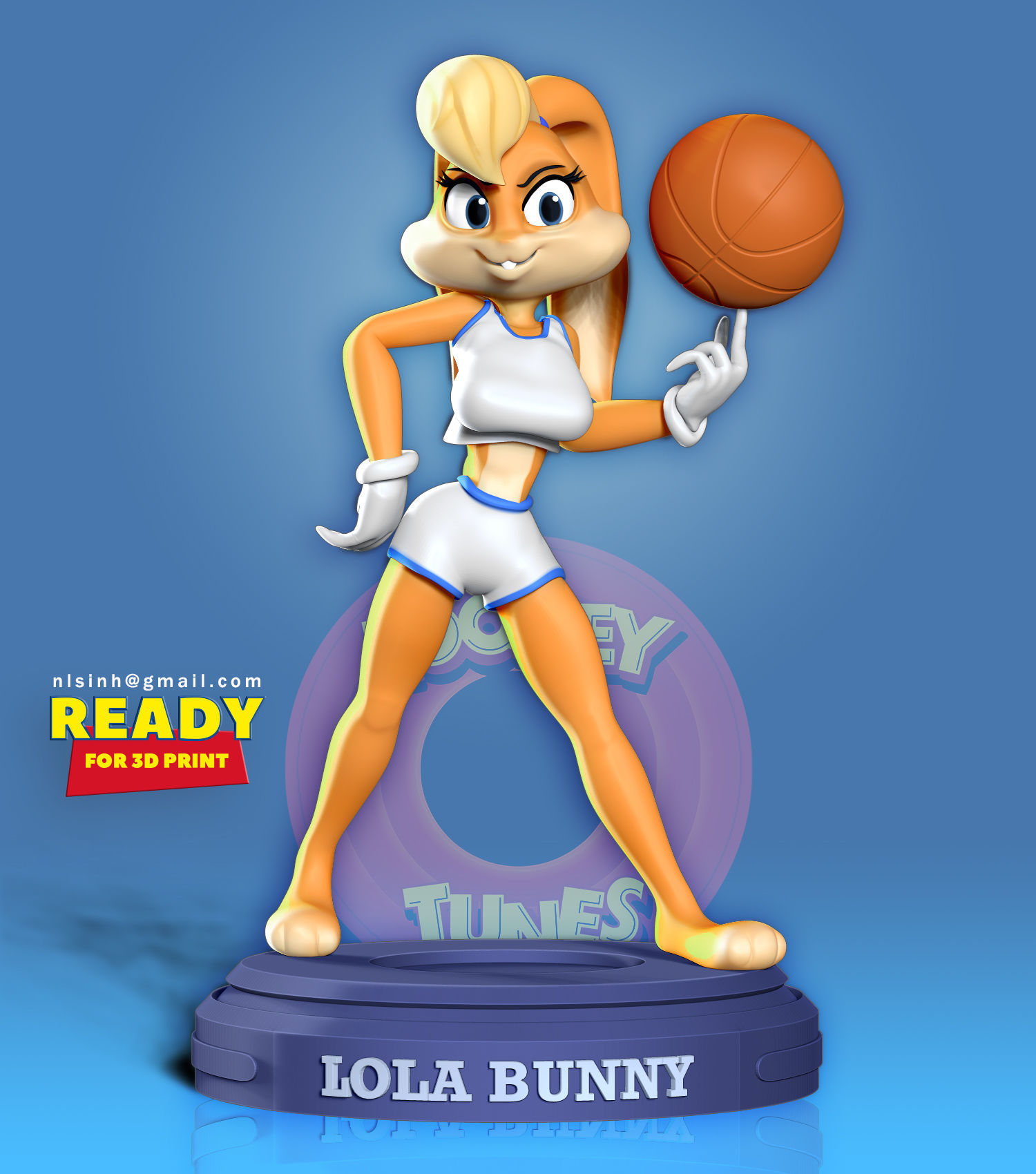 Lola Bunny 3D print model_7
