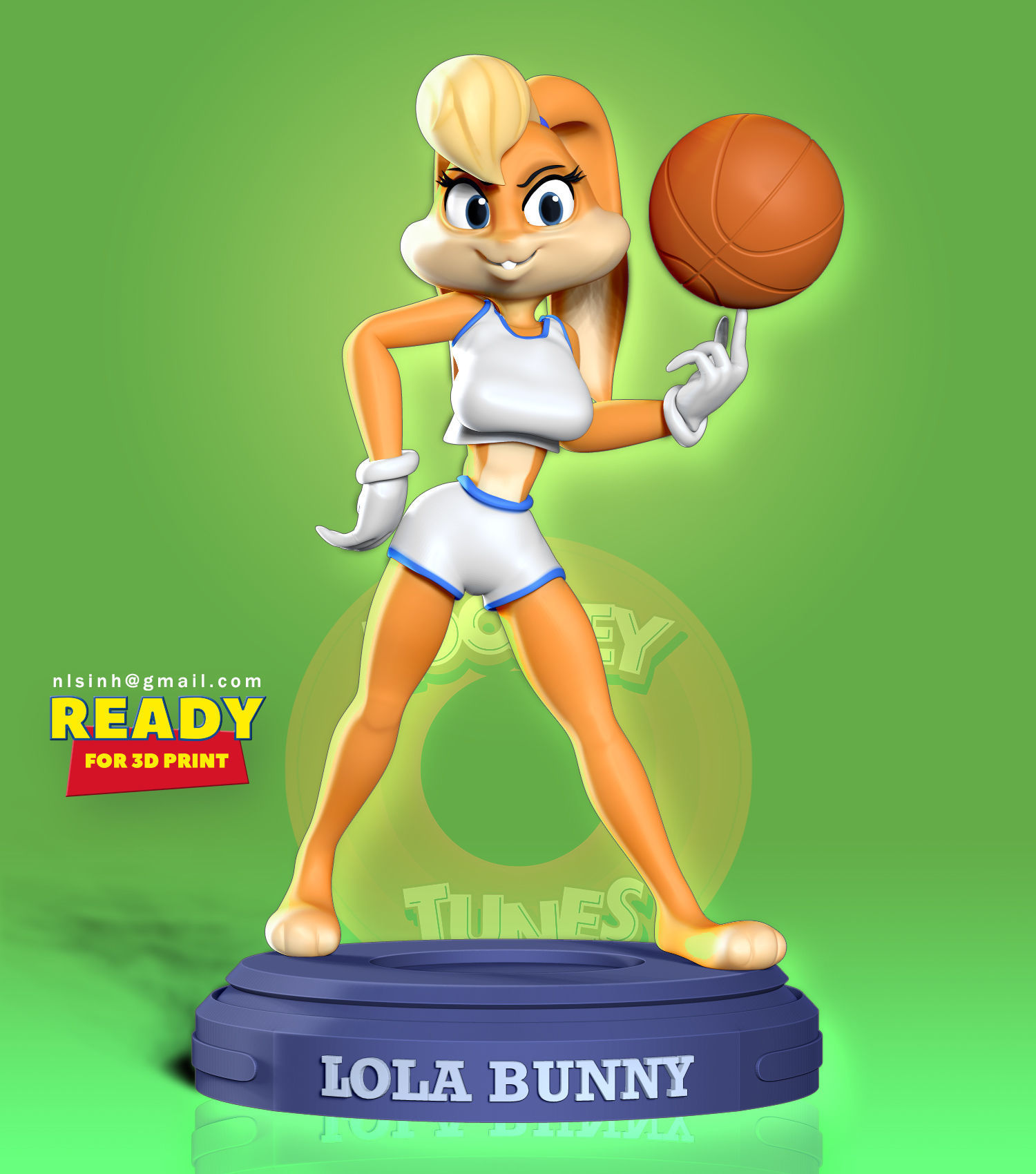 Lola Bunny 3D print model_19