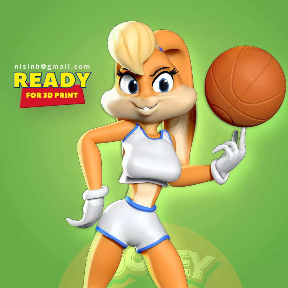 Lola Bunny 3D print model_0