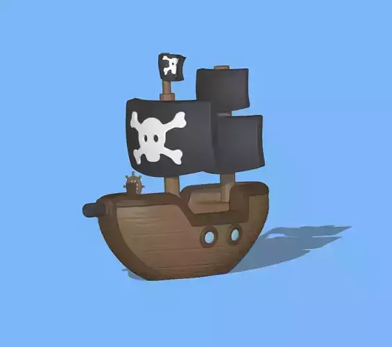 Cute Pirate Ship