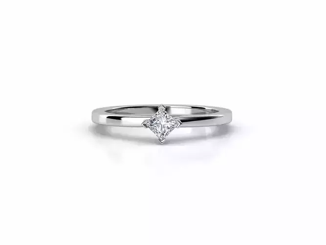 ZDR079 solitaire diamond engagement ring