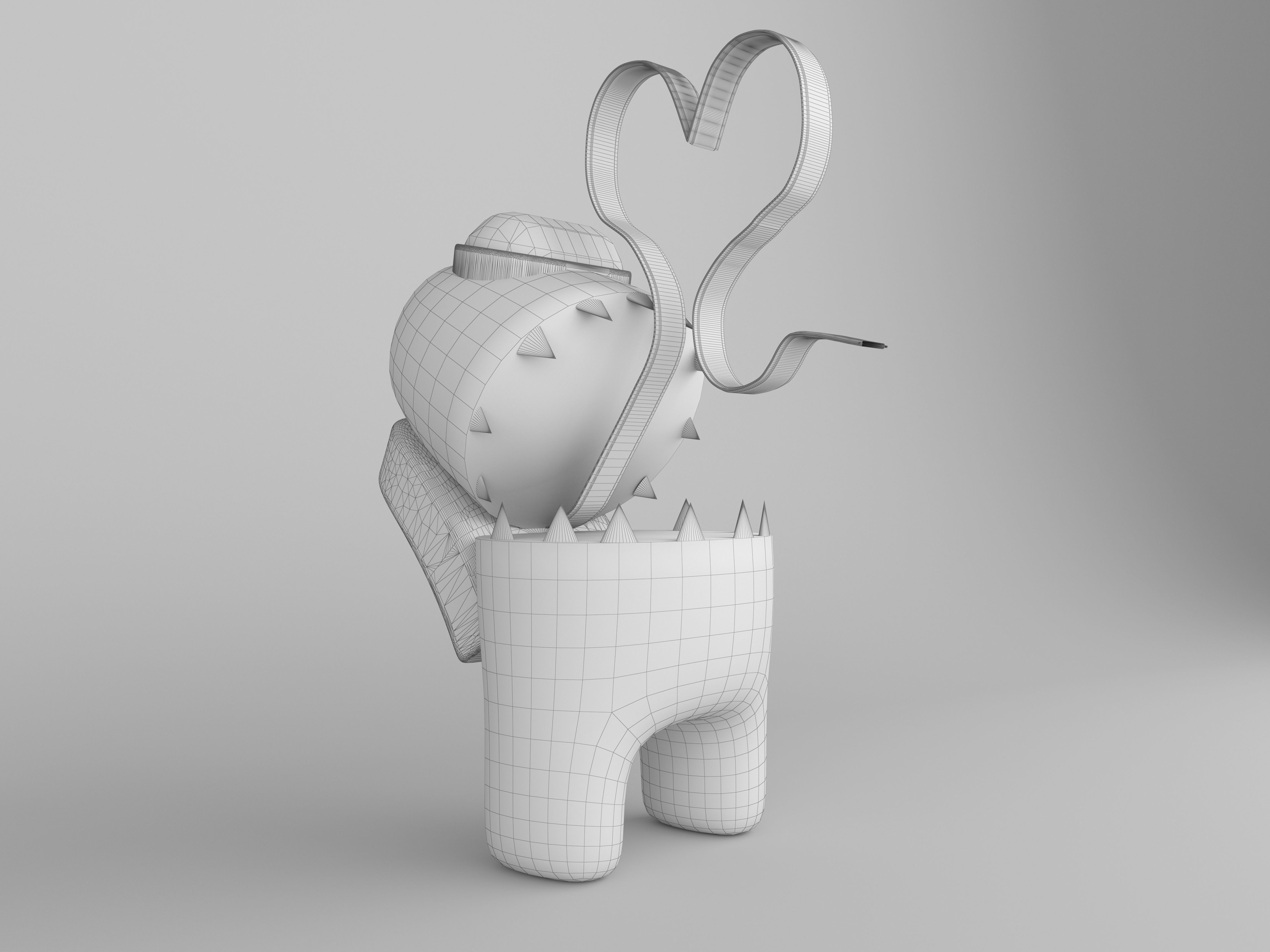 Valentines Day Among Us Collection of 10 Low-poly 3D model_13