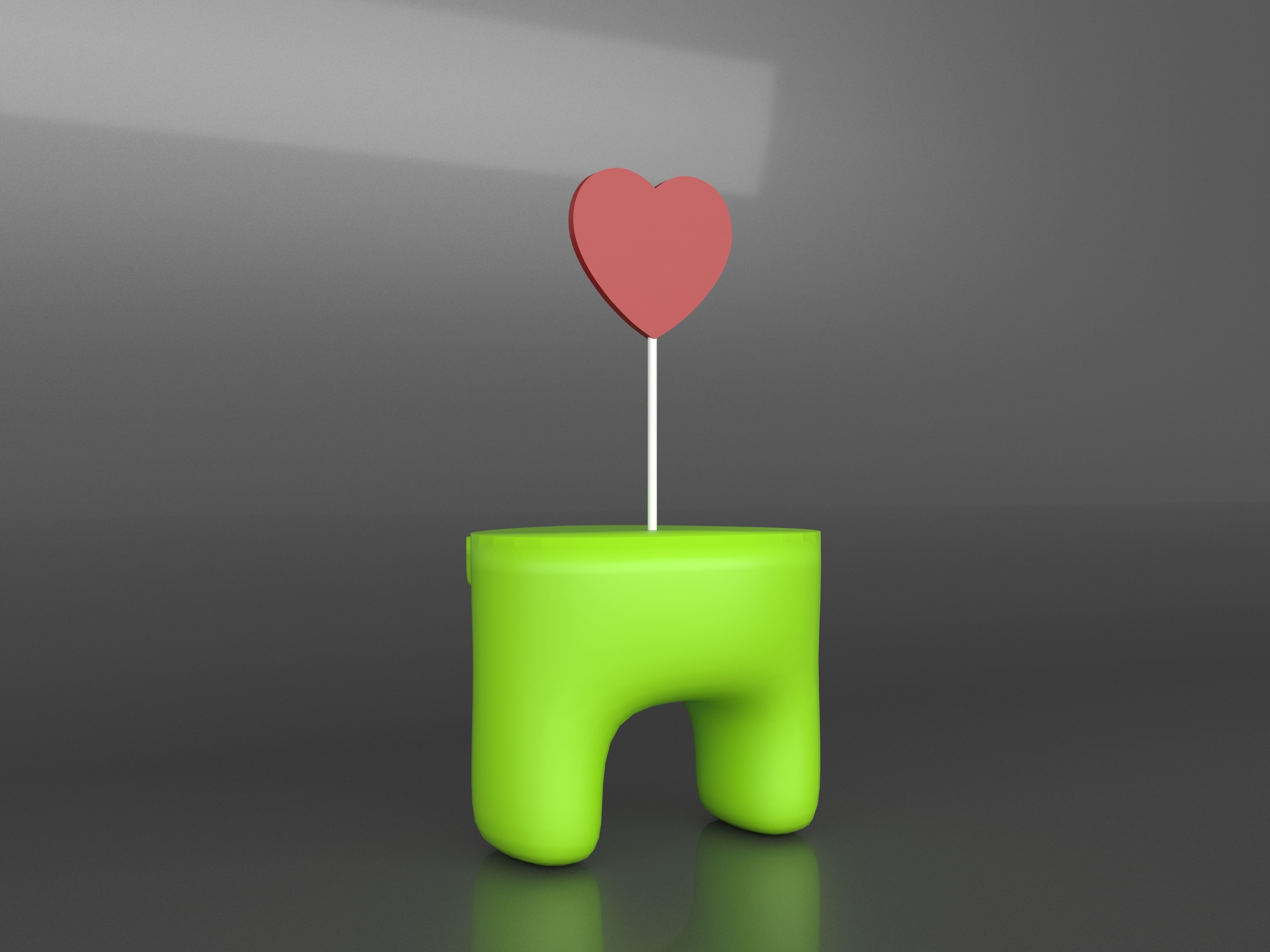Valentines Day Among Us Collection of 10 Low-poly 3D model_12