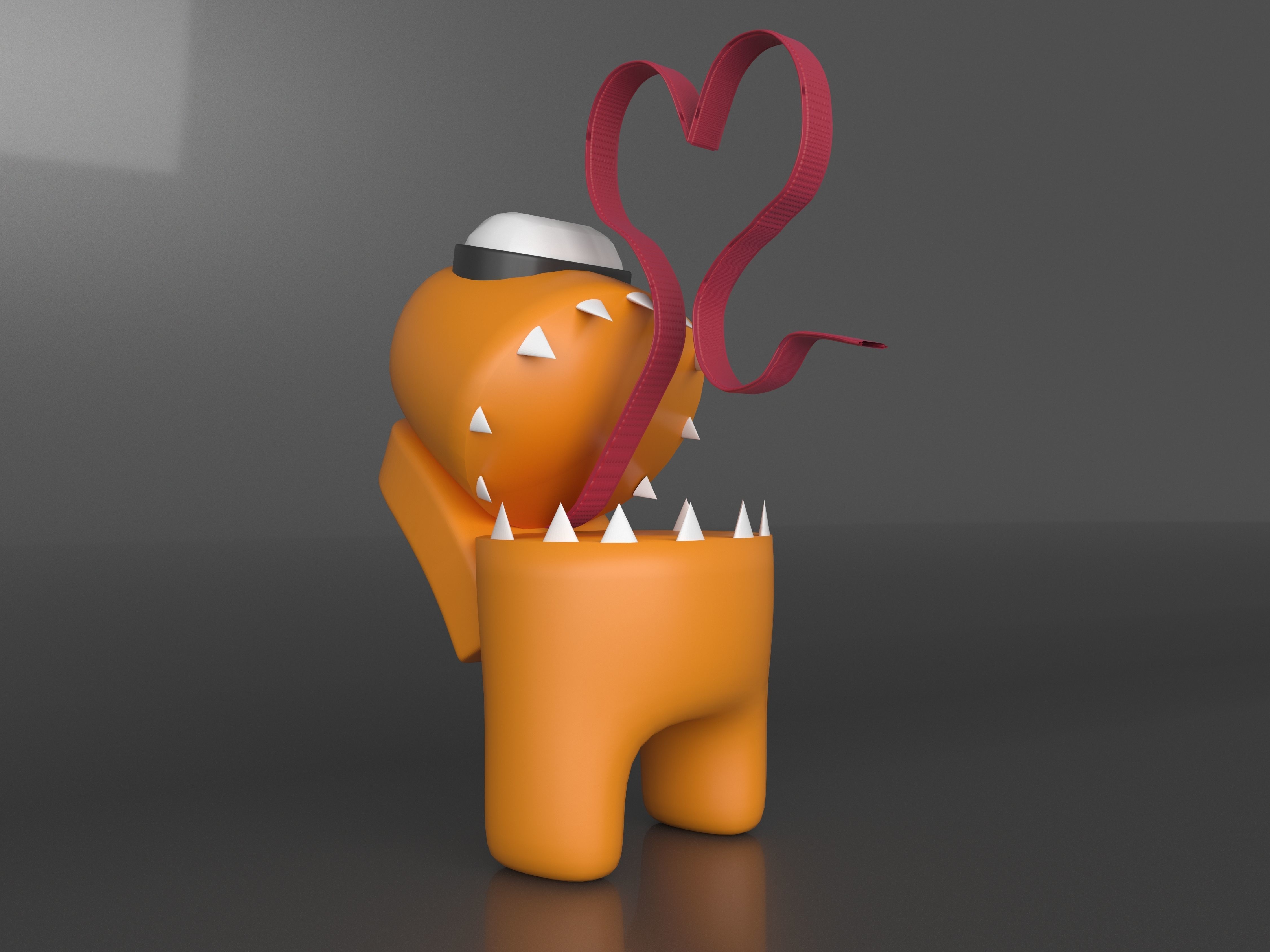 Valentines Day Among Us Collection of 10 Low-poly 3D model_15