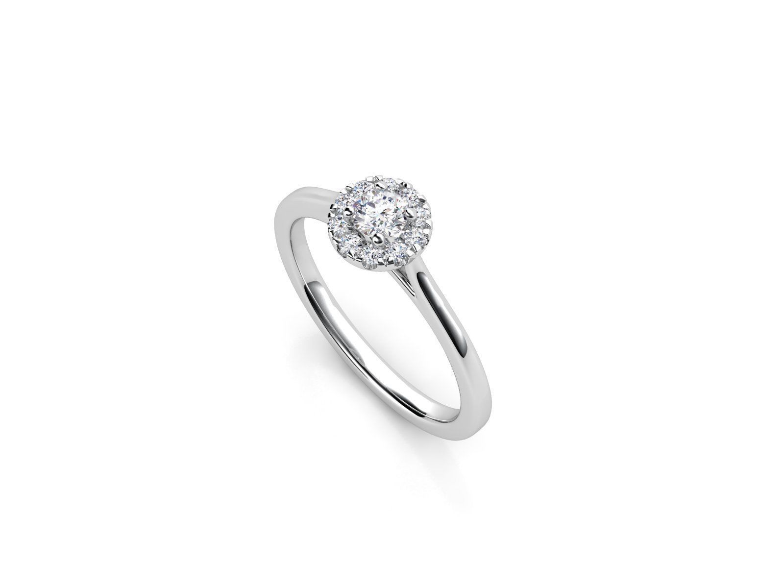 ZDR0100 oval diamond engagement ring 3D print model_2