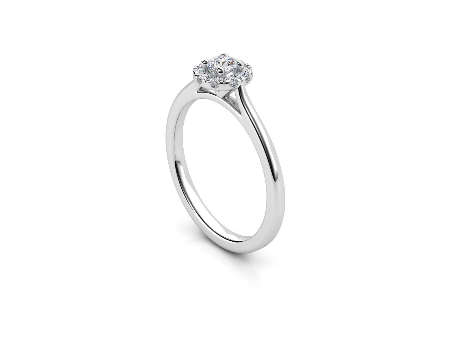 ZDR0100 oval diamond engagement ring 3D print model_3