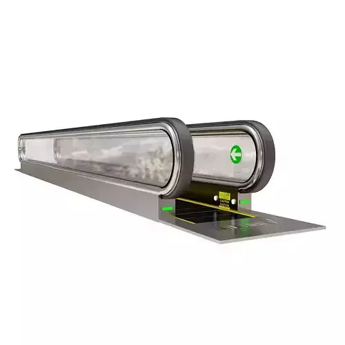 Travelator futuristic conveyor belt Free 3D model