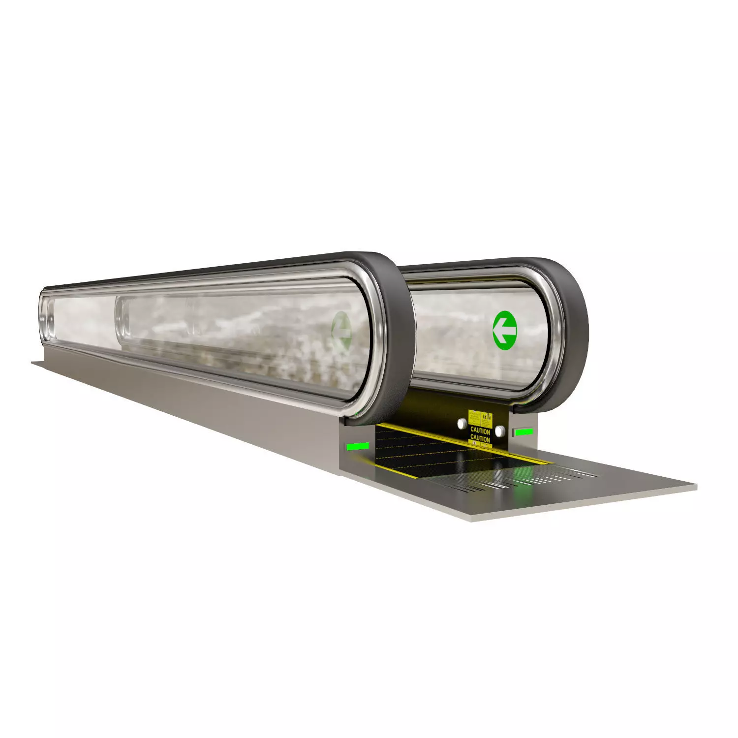Travelator futuristic conveyor belt Free 3D model