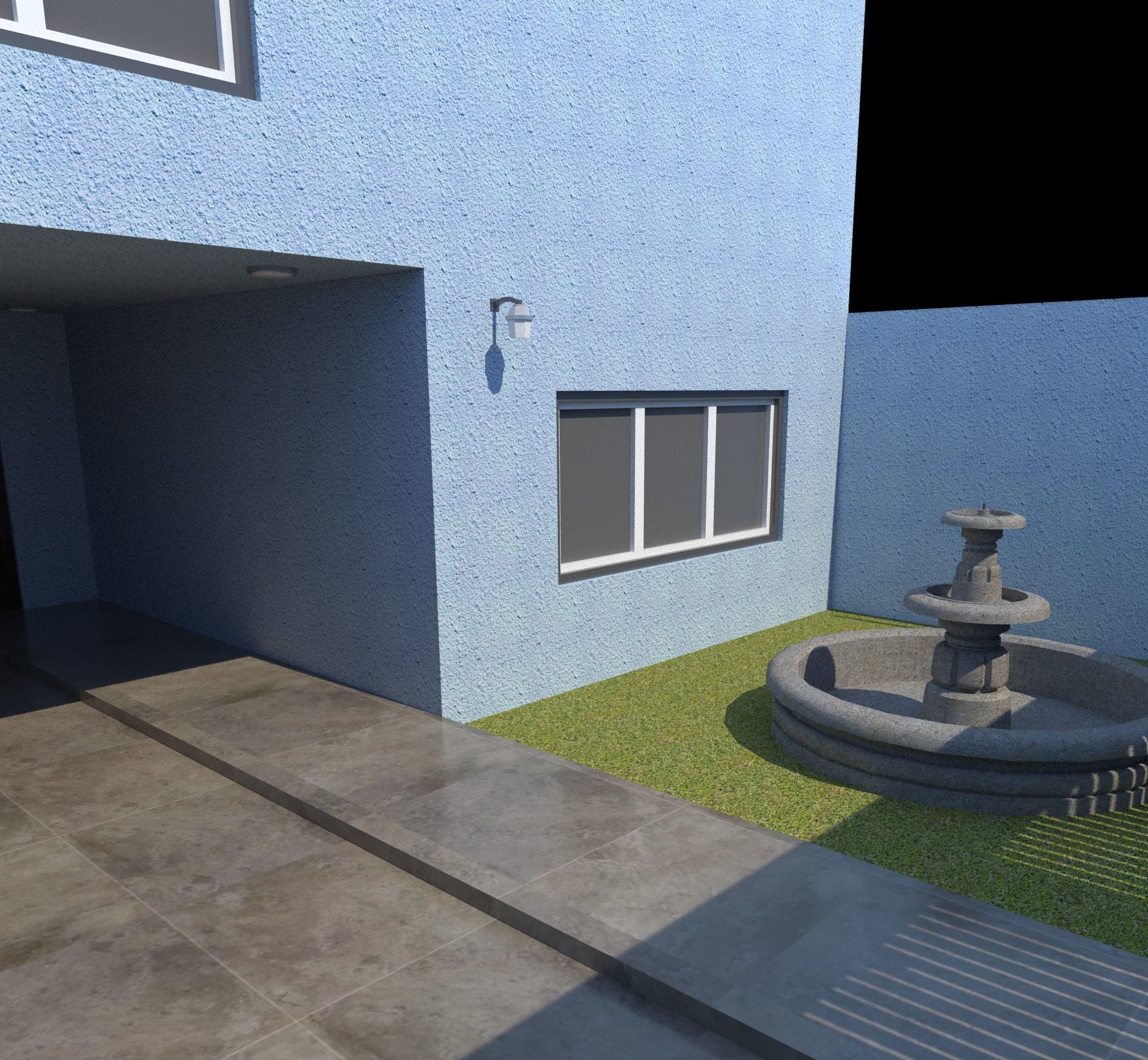 Pack of 20 Buildings Low-poly 3D model_34