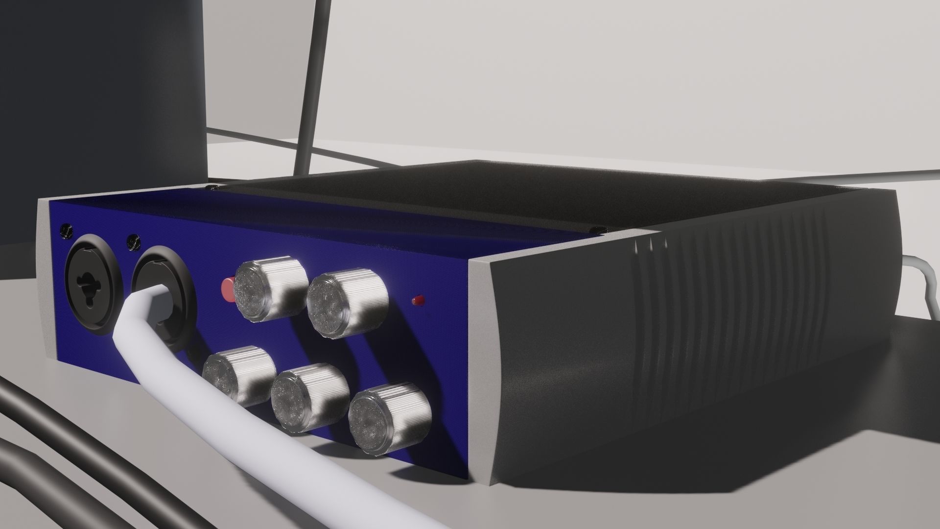 Studio Desk 3D model_4