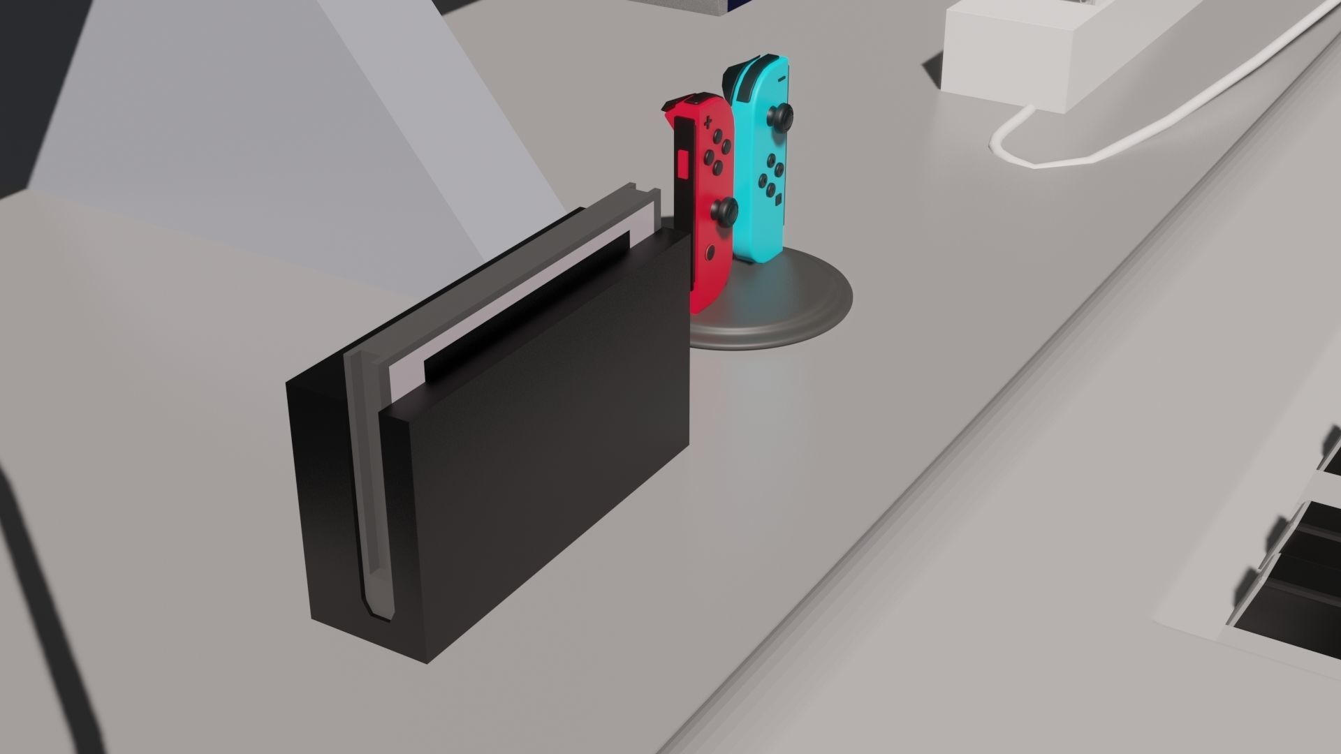 Studio Desk 3D model_5