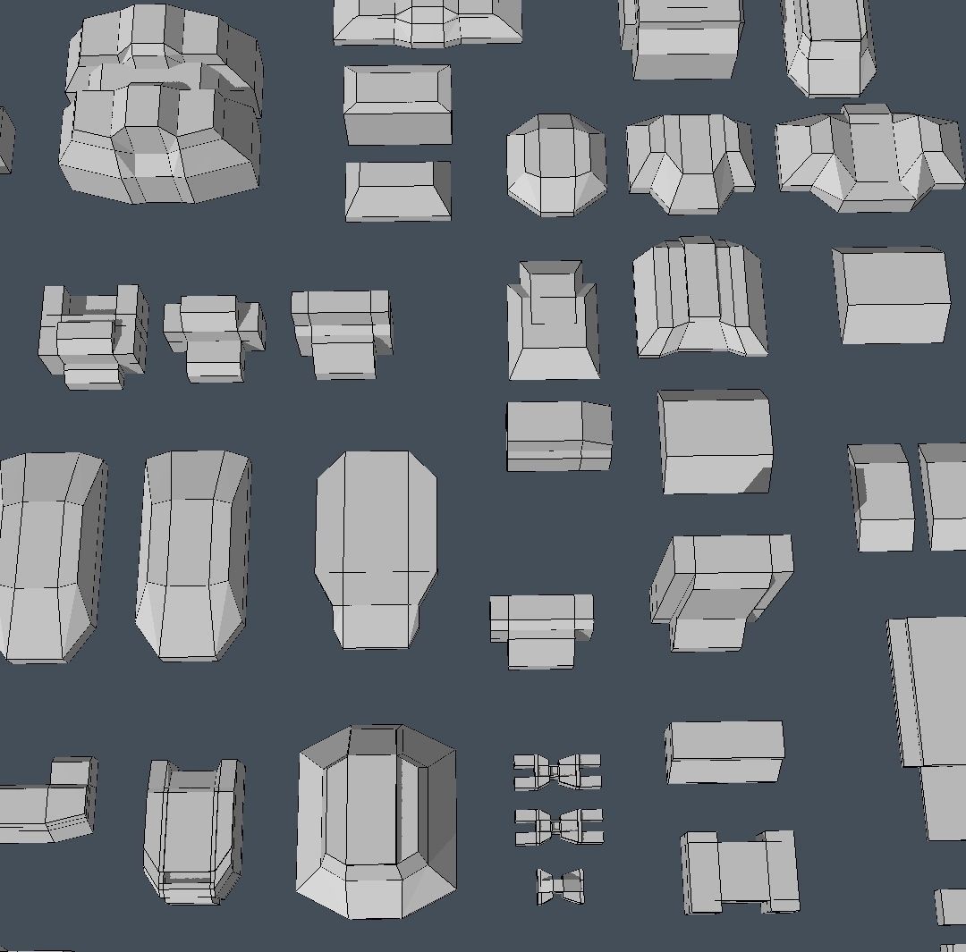 basic shapes set 06 3D model_0