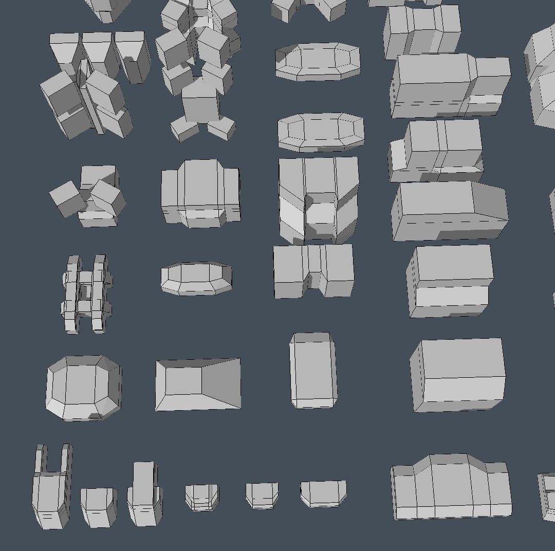 basic shapes set 06 3D model_1