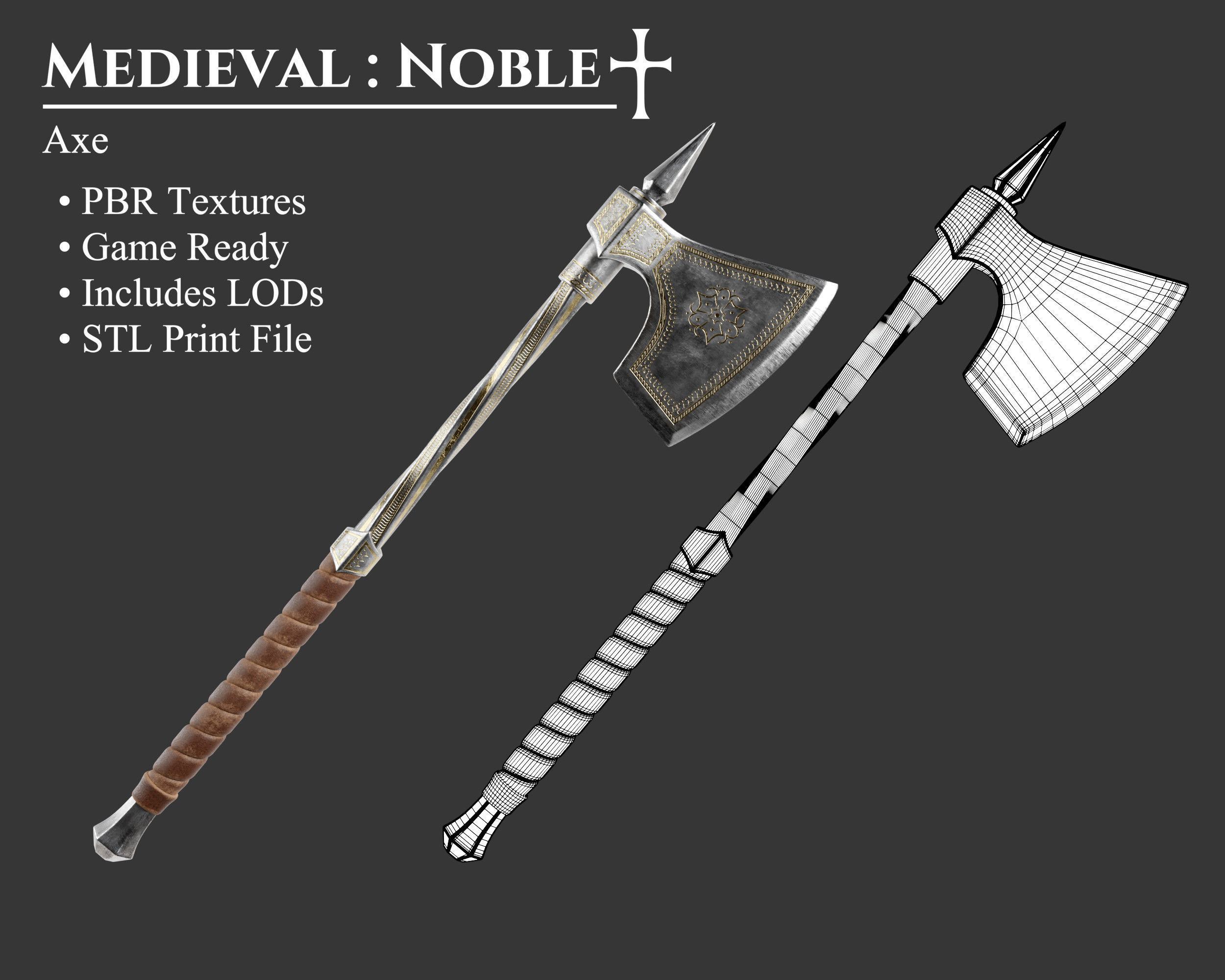 Medieval Collection Weapons Axes _22