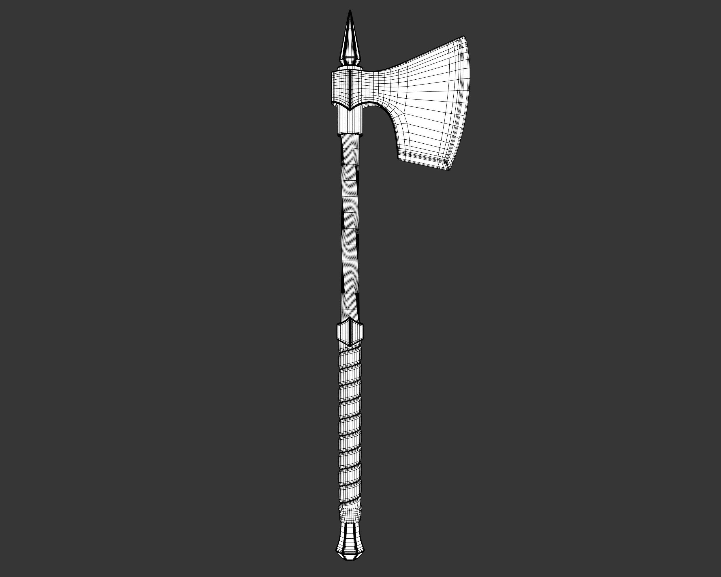 Medieval Collection Weapons Axes _25