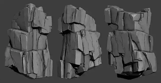 High Poly Rock