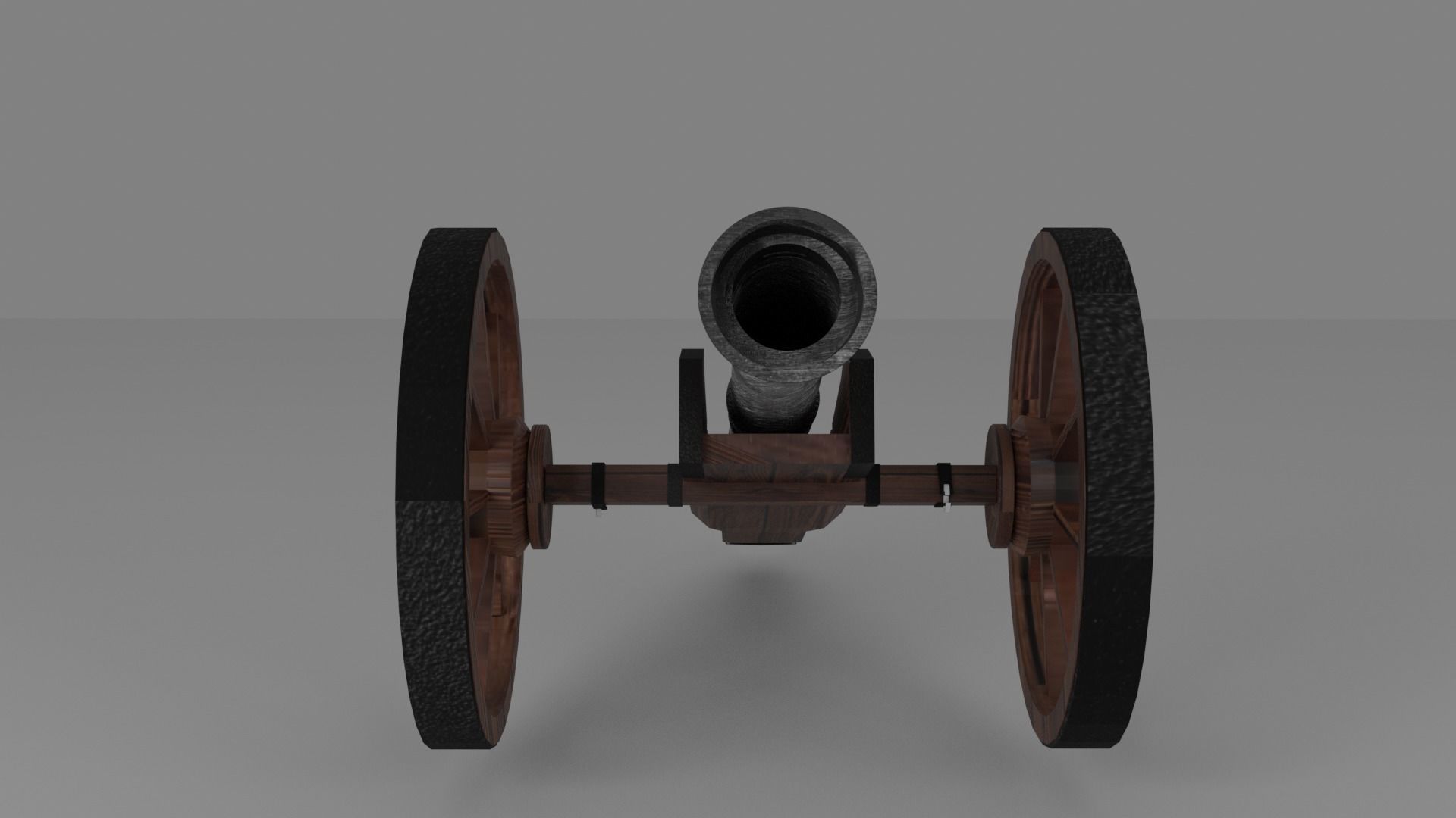fully customizable cannon  Low-poly 3D model_6