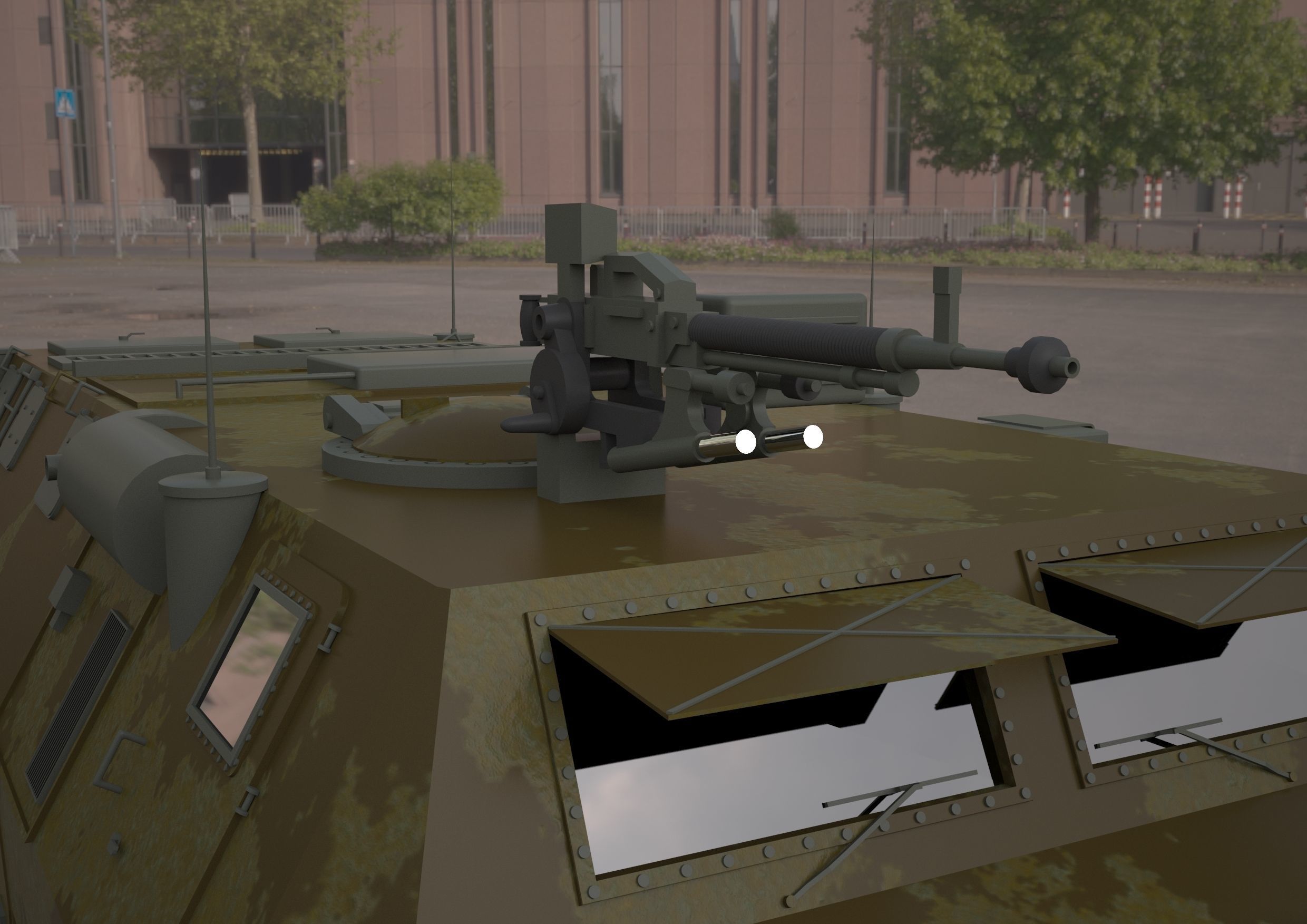 VAB VTT 4X4 military vehicle 3d model 3D model_8