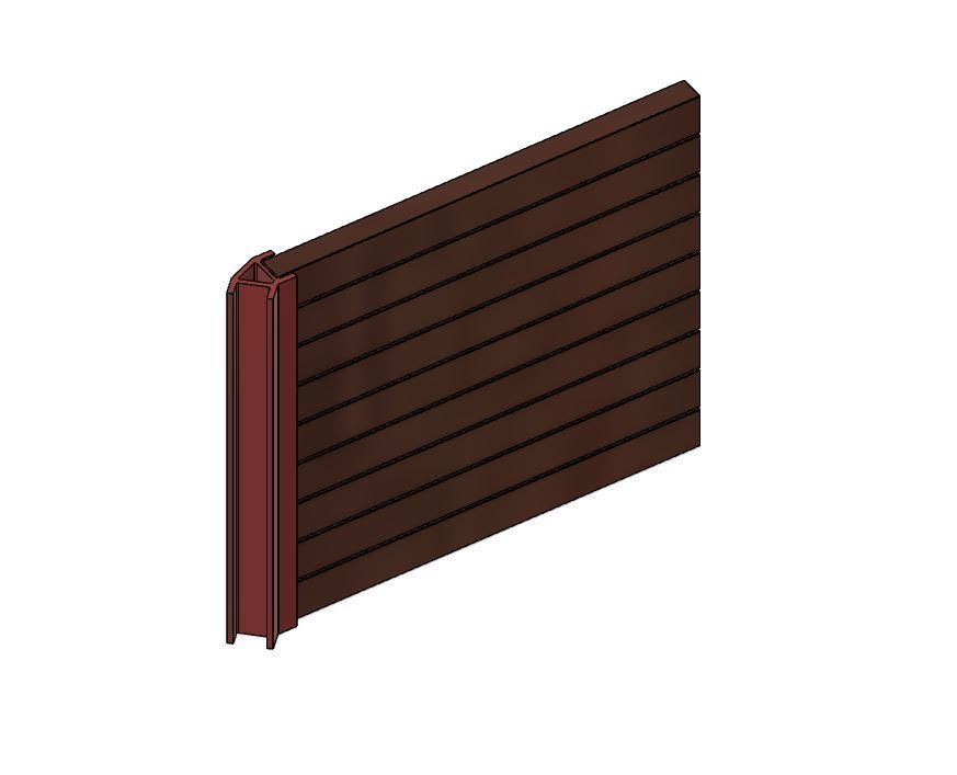 Model Railway Sleeper Retaining Wall - 9 Sleeper High 3D print model_3