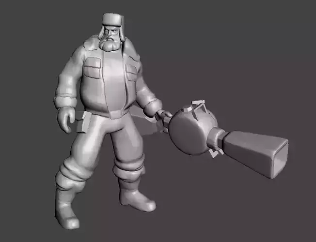 Snow day Graves 3D Model