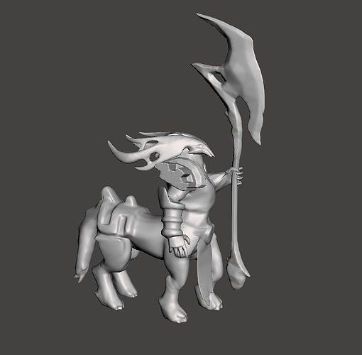 Elderwood Hecarim 3D Model 3D print model