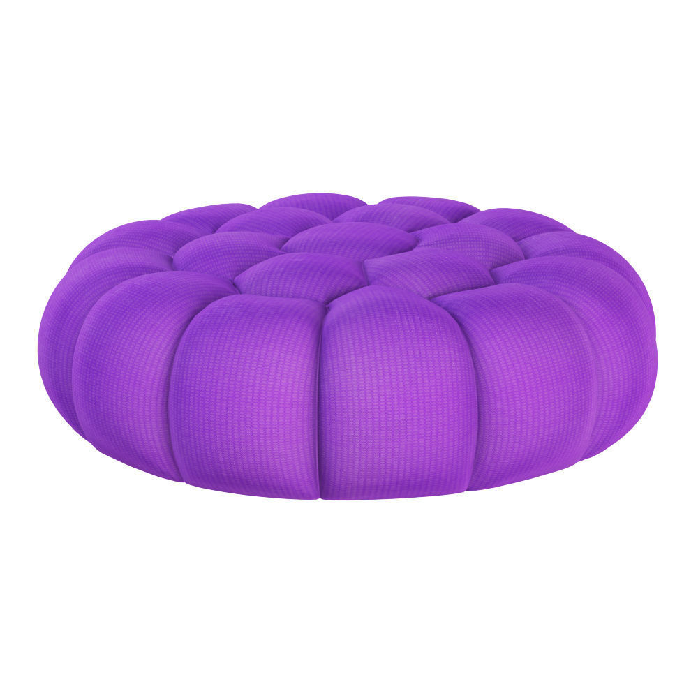 Bubble pouf 3D model_1
