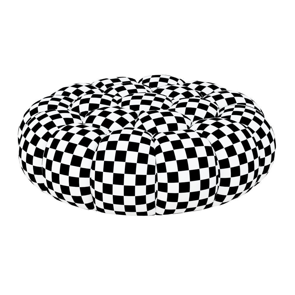 Bubble pouf 3D model_7