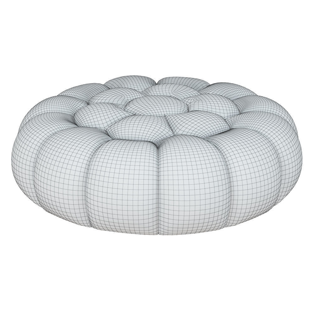 Bubble pouf 3D model_5