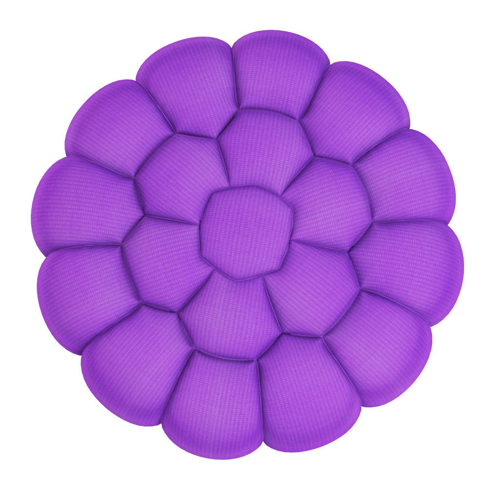Bubble pouf 3D model_3
