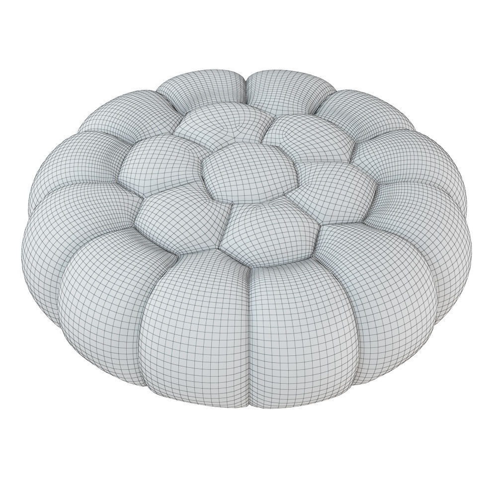Bubble pouf 3D model_6
