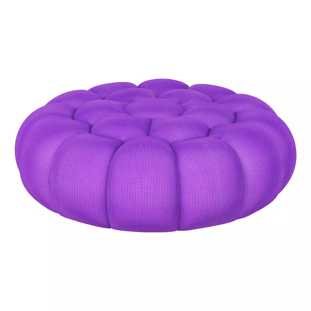 Bubble pouf 3D model_0