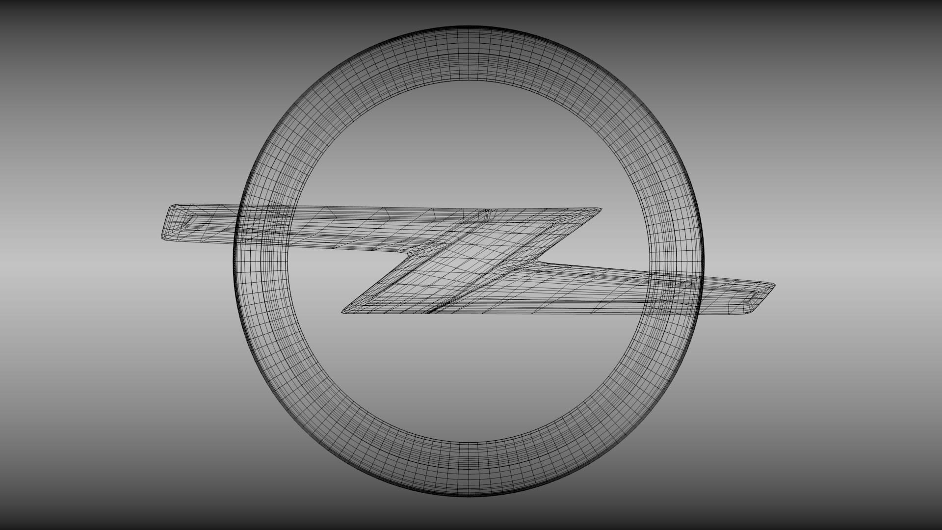 Opel logo 3D model_2