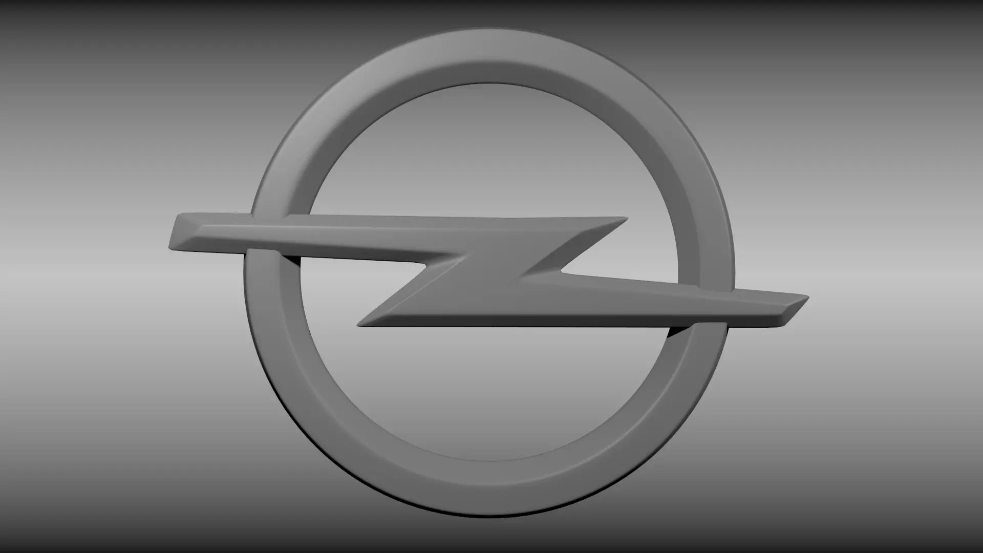 Opel logo 3D model_0