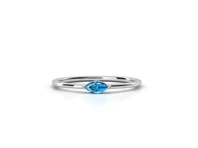ZDR0118 topaz ring in sterling silver