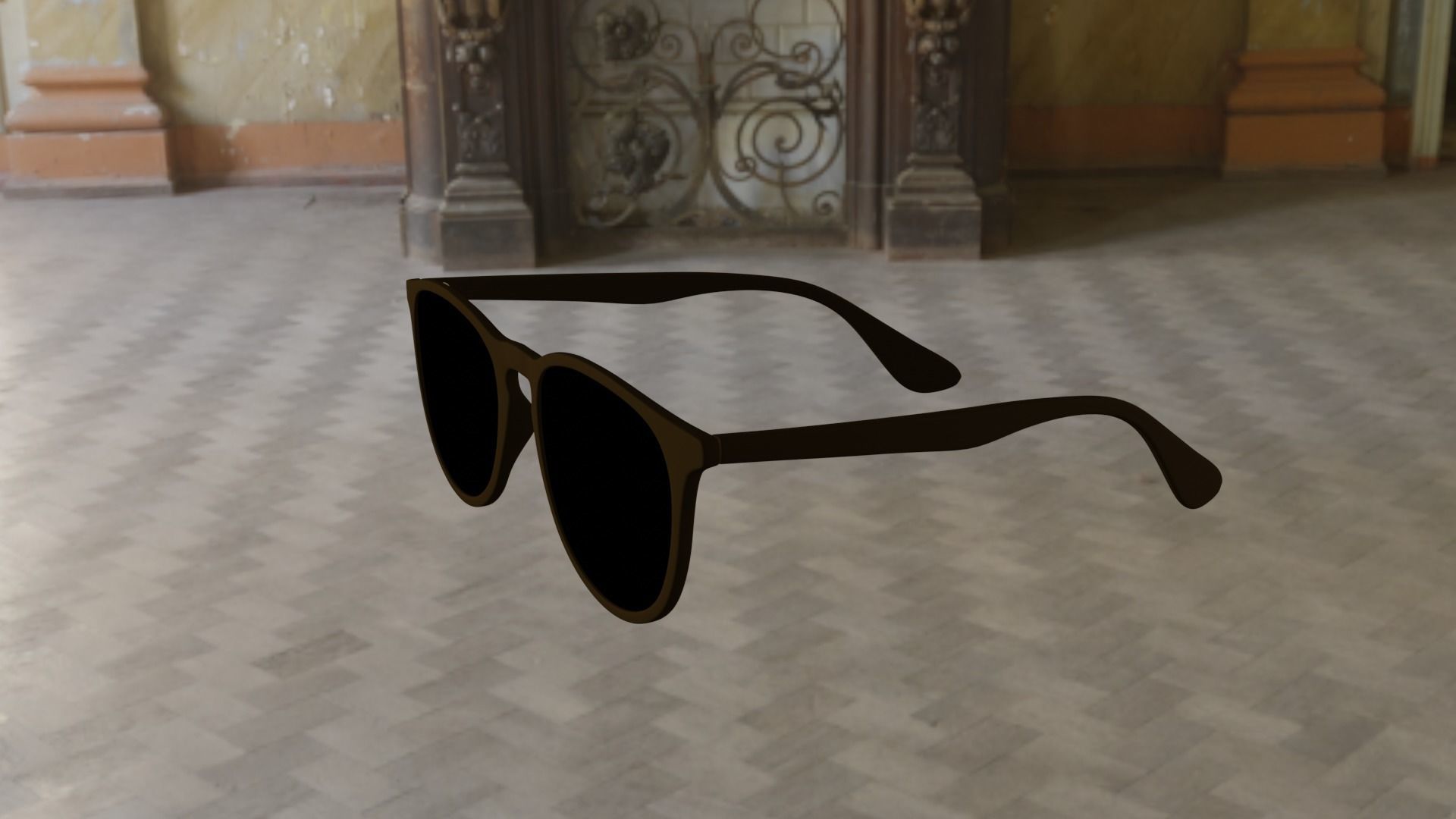 Sunglasses Free 3D model_2