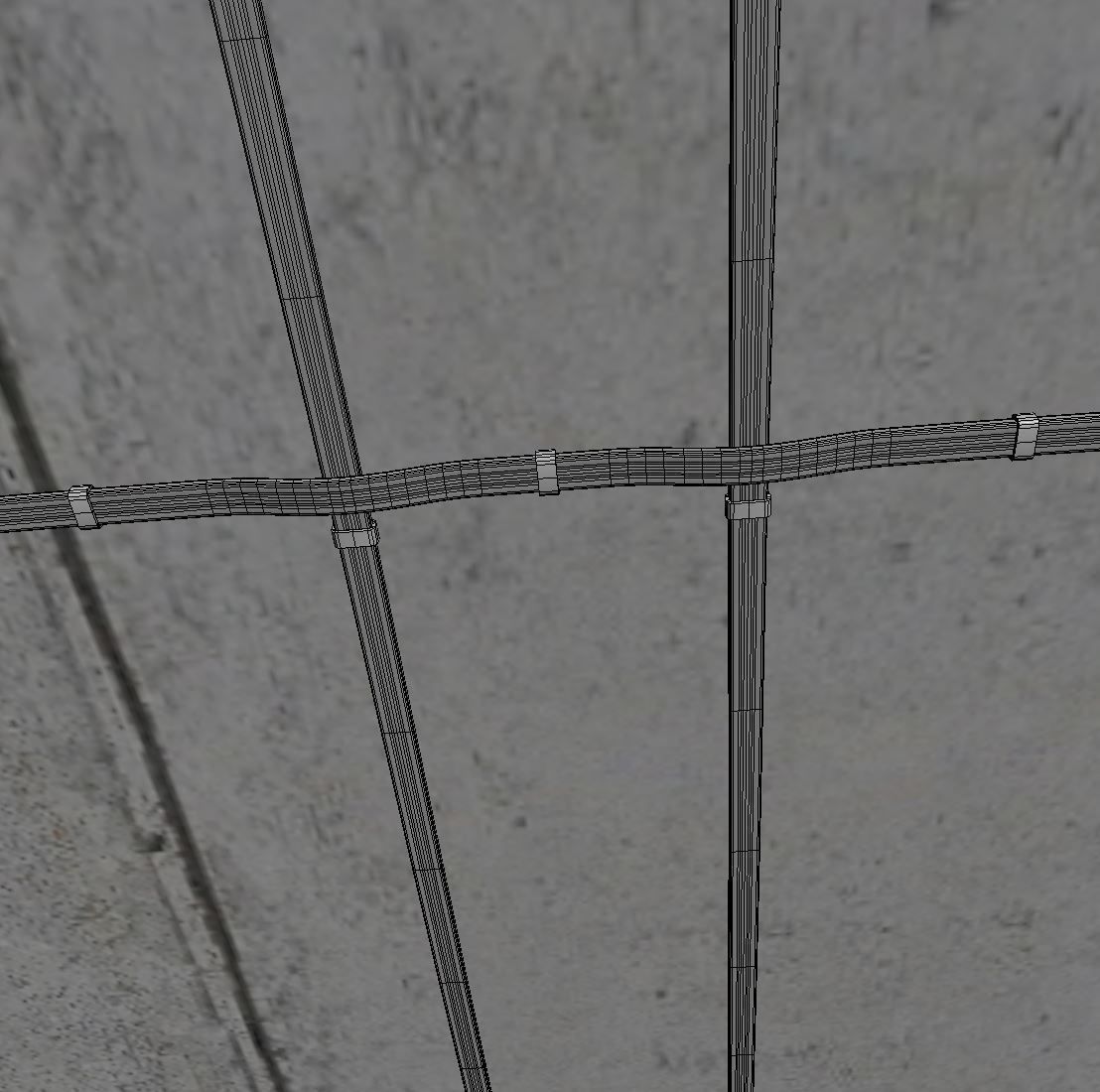 Decorative ceiling - Ventilation system set 01 3D model_12